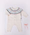 Baby-Set aus Strick mit Jacquardmuster blau/blau