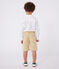 Kinder-Bermudashorts aus Baumwoll-Kattun für Jungen beige FACILE