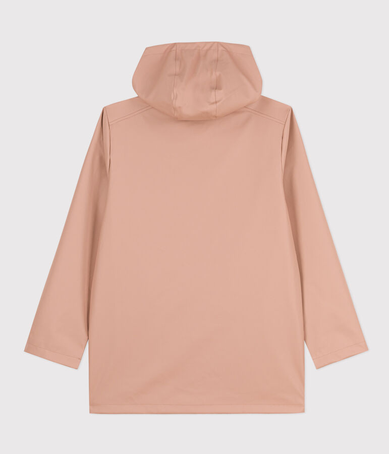 Klassische Regenjacke aus recyceltem Material und Bio-Baumwolle beige