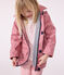 Klassische Kinder-Regenjacke für Mädchen und Jungen rosa ROSEWOOD