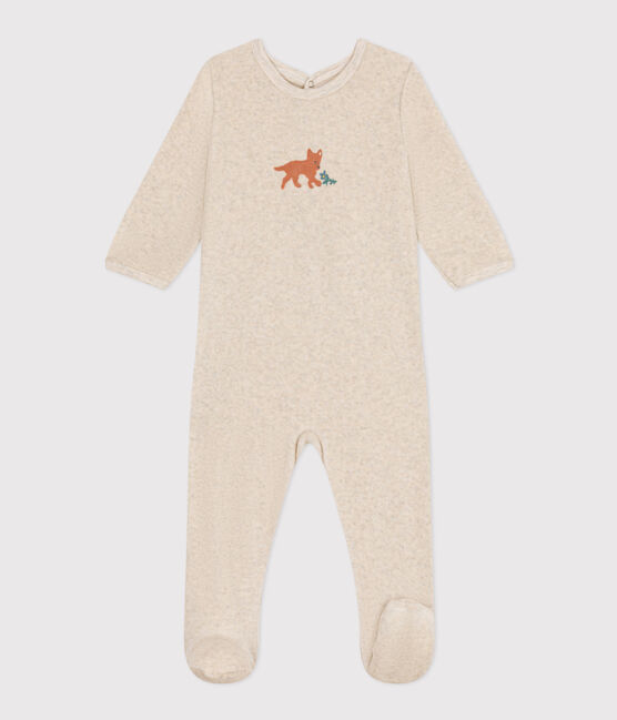 Strampler aus Nicki für Babys  beige MONTELIMAR CHINE