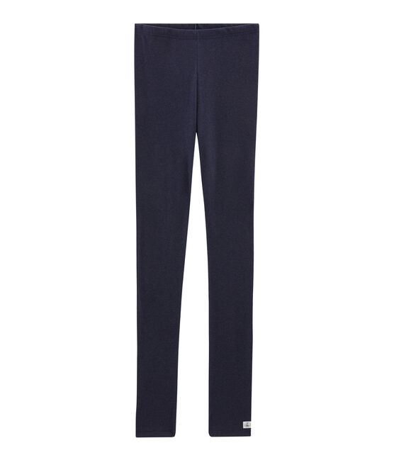 Warme Leggings für Damen blau SMOKING