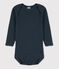 Langärmeliger Baby-Body aus Ajour-Strick DUCKY