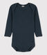 Langärmeliger Baby-Body aus Ajour-Strick