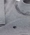 Kinder-Rollkragenshirt aus Baumwolle mit Streifen blau SMOKING/weiss MARSHMALLOW