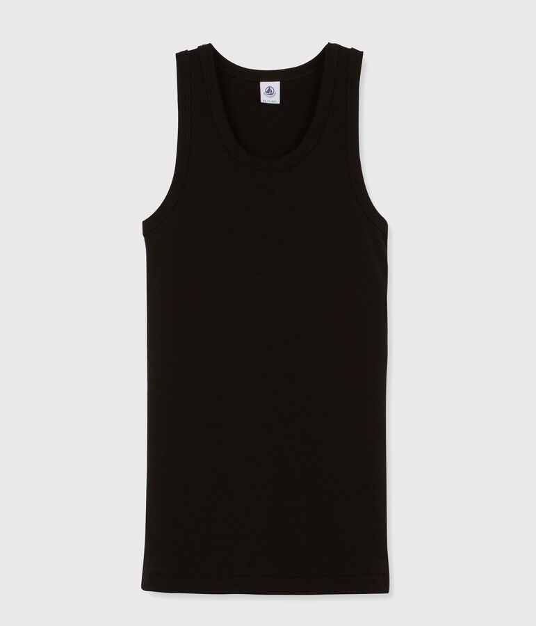 Tanktop aus Baumwolle f&uuml;r Damen schwarz