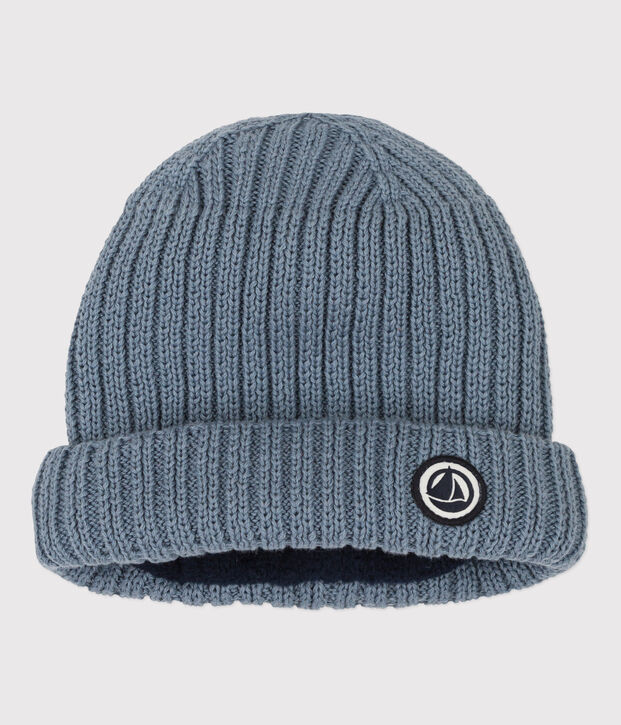 Baby-M&uuml;tzchen mit Fleece-F&uuml;tterung blau