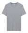 Kurzärmeliges t-shirt rundhalsausschnitt herren blau SMOKING/weiss MARSHMALLOW