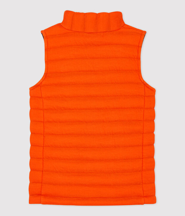 Kinder-Blouson aus gestepptem Doppeljersey f&uuml;r M&auml;dchen / Jungen orange