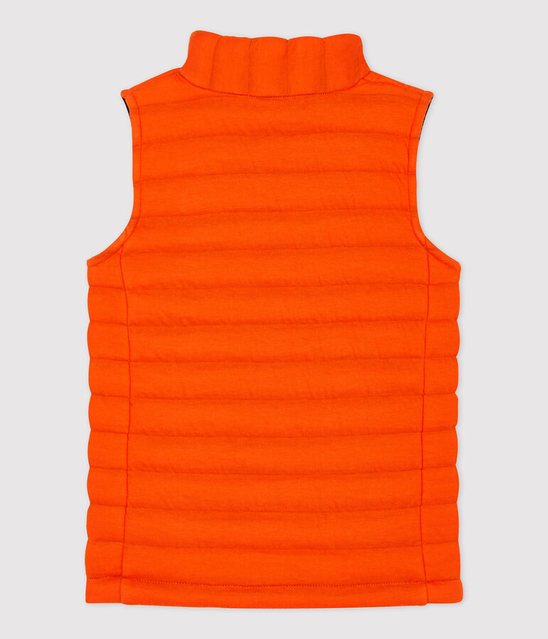 Kinder-Blouson aus gestepptem Doppeljersey f&uuml;r M&auml;dchen / Jungen orange CAROTTE