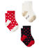 Baby-Schal, unisex mit Fleecefutter grau SUBWAY/weiss MARSHMALLOW