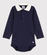 Langärmeliger Baby-Body aus Baumwolle mit Polokragen