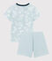 Kinderpyjama aus Baumwolle mit Hawaii-Muster für Jungen PLEINAIR/ MARSHMALLOW