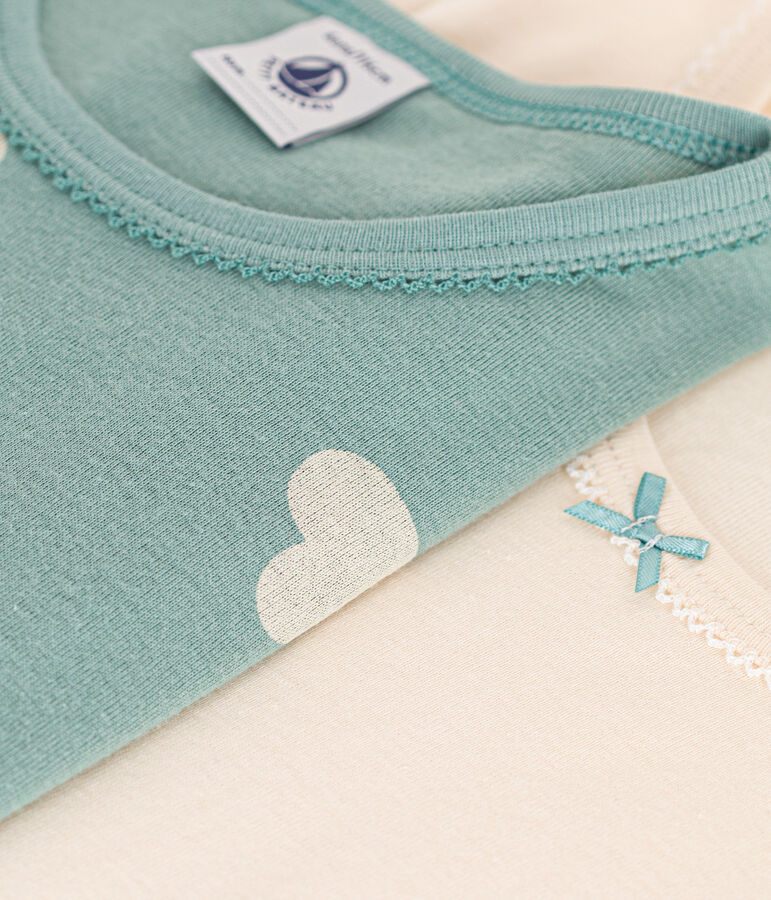 2er-Set Kurz&auml;rmelige Kinder-T-Shirts aus Baumwolle vielfarbig