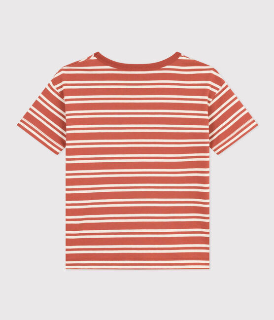 Gestreiftes Jungen-T-Shirt aus Jerseystoff FAMEUX/ AVALANCHE