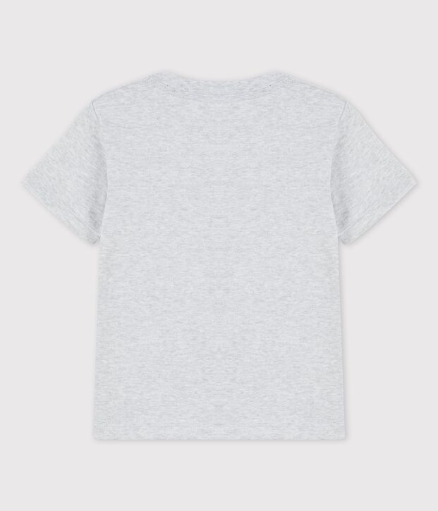 Kurz&auml;rmeliges T-Shirt aus Baumwolle f&uuml;r Jungen grau