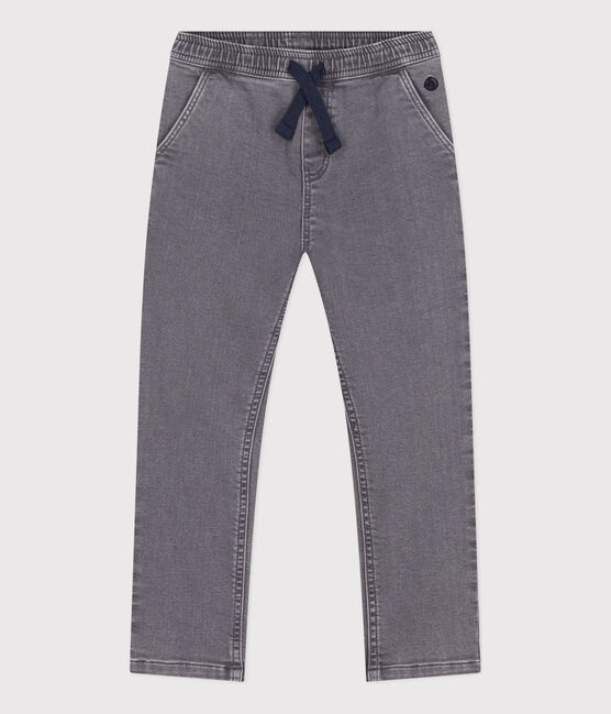 Umweltfreundliche Kinderhose in Regular-Fit-Passform aus Denim für Jungen grau GRIS