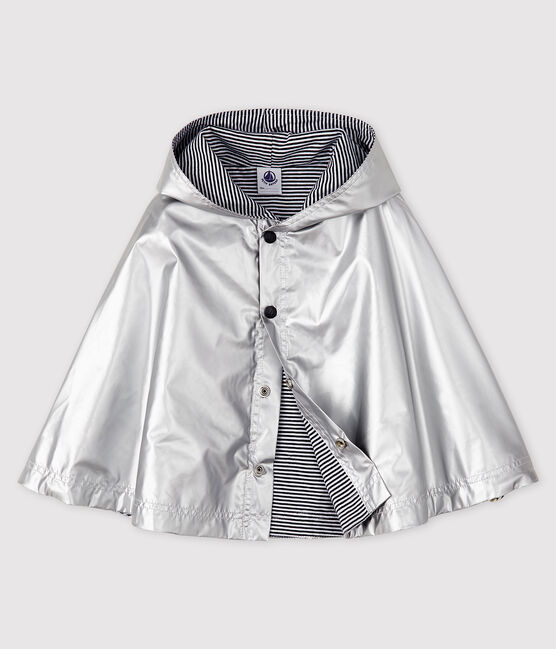 Wasserabweisendes Baby-Cape für Mädchen/Jungen grau ARGENT