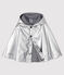 Wasserabweisendes Baby-Cape für Mädchen/Jungen grau ARGENT