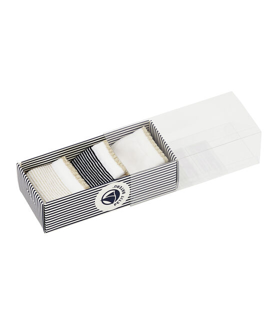 Mädchen-Socken im 3er-Set weiss LOT