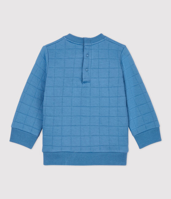 Gestepptes Baby-Sweatshirt aus Bio-Material. blau POLOCHON