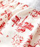 Kinderrock aus Molton für Mädchen weiss MARSHMALLOW/rot TERKUIT