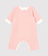 Langer Baby-Overall aus gestepptem Doppeljersey