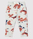 Baby-Hose aus Molton mit Tieraufdruck