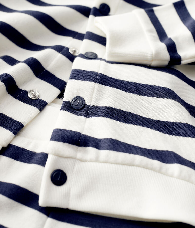 Baby-Jogginganzug f&uuml;r Jungen weiss/blau