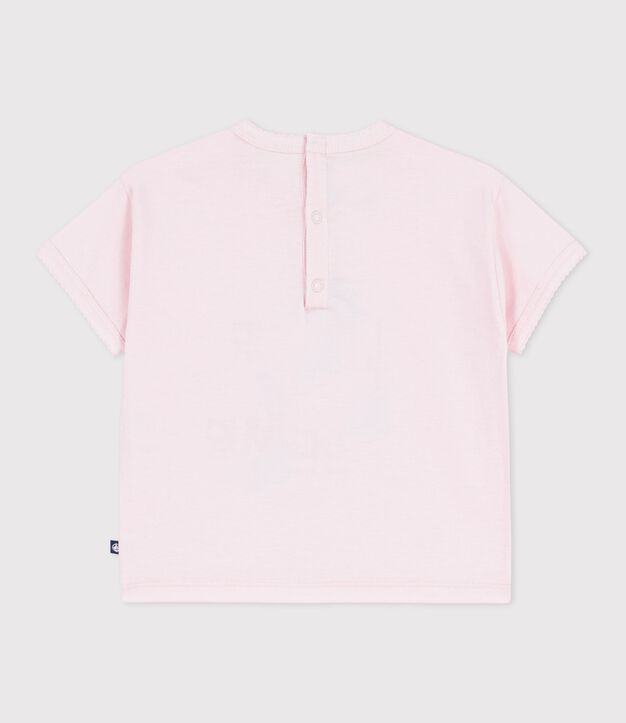 Kurz&auml;rmeliges Baby-T-Shirt aus Baumwolle mit Motiv BARELY
