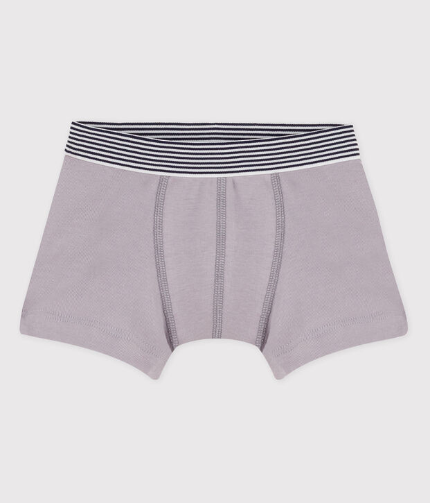 Baumwoll-Boxershorts f&uuml;r Jungen grau