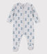 Baby-Strampler aus Nicki mit Hundemotiv
