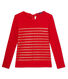 Gestreiftes Damen-Pailletten-Shirt