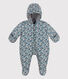 Bedruckter Baby-Schneeanzug aus recycelten Materialien