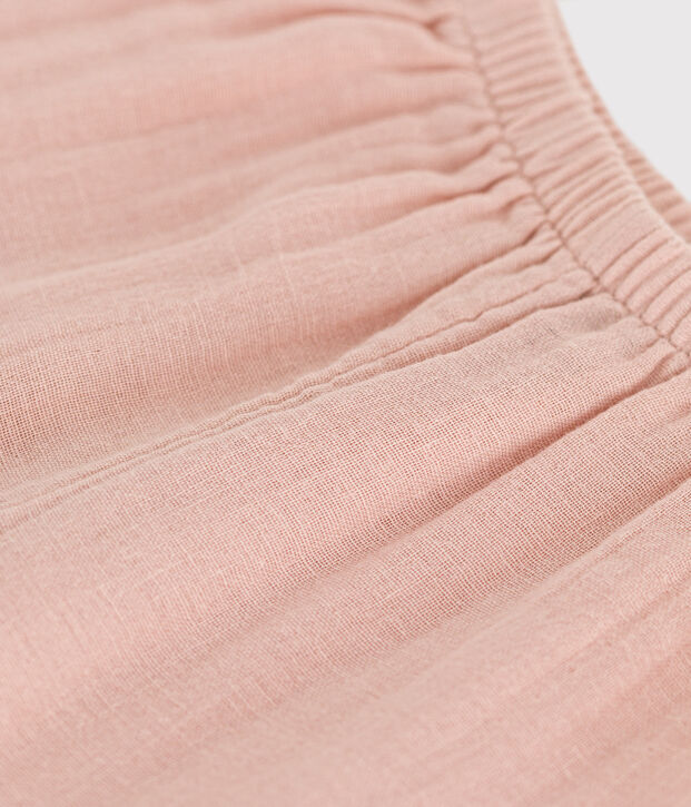 Baby-Hose aus Musselin-Stoff rosa