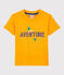 Kurzärmeliges Kinder-T-Shirt aus Jersey für Jungen gelb TEHONI