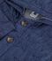 Baby-Weste aus gestepptem Denim mit bestickten Sternen blau