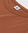 T-Shirt L’ICONIQUE aus Baumwolle mit rundem Ausschnitt für Damen braun CINA