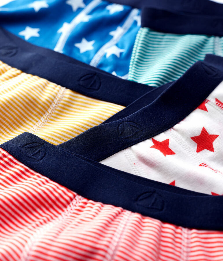 5er-Set Boxershorts aus Bio-Baumwolle f&uuml;r Jungen vielfarbig
