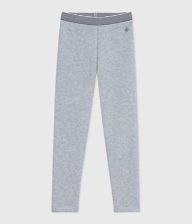 Kinder-Hose im Leggings-Stil aus einfarbiger Baumwolle FUMEE CHINE