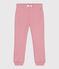 Kinder-Jogginghose aus einfarbiger Baumwolle  rosa CHARME