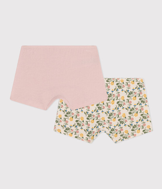 2er-Set Kinder-Shortys mit Blumenmuster aus Baumwolle variante 1