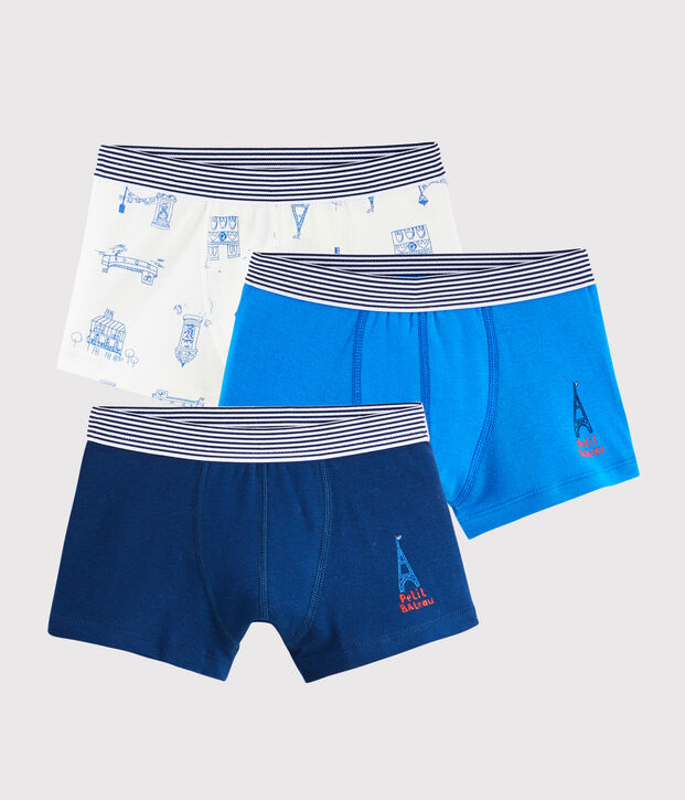 Set mit 3 Boxershorts 'Paris' f&uuml;r kleine Jungen vielfarbig