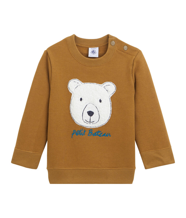 Baby-Sweatshirt aus Molton f&uuml;r Jungen CUIVRE CN
