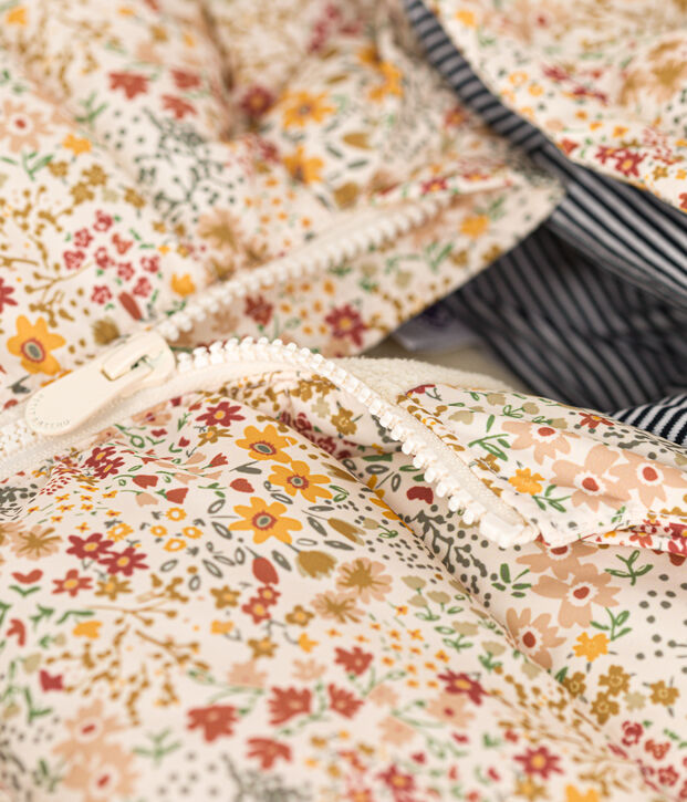 Kinder-Winterjacke f&uuml;r M&auml;dchen und Jungen naturfarben/vielfarbig