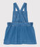 Ärmelloses Babykleid aus leichtem Denim blau DENIM CLAIR