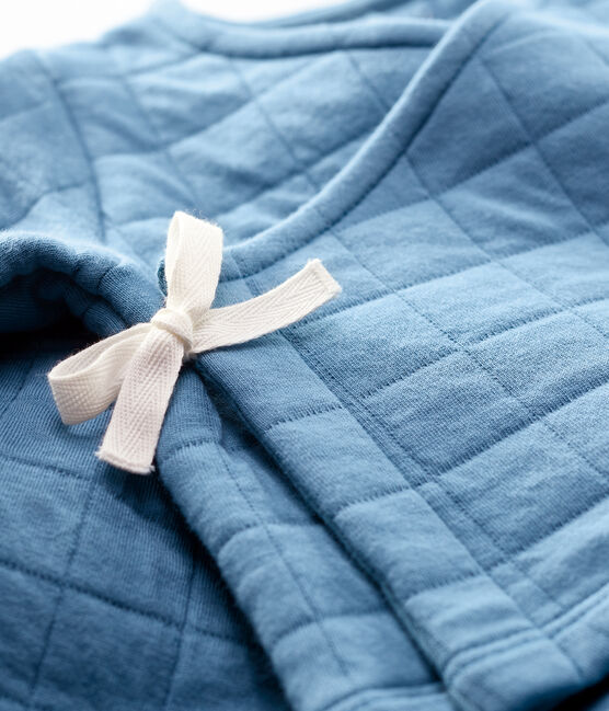 Zweiteiliges Baby-Set aus gesteppter Bio-Baumwolle blau POLOCHON