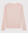 Klassisches Damen-T-Shirt aus Baumwolle mit Rundhalsausschnitt rosa GLOVE