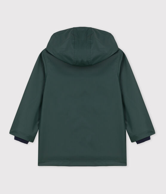 KLASSISCHE KINDER-REGENJACKE AUS RECYCELTEM MATERIAL grün SHERWOOD