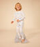 Kinderpyjama aus Baumwolle mit Wolken- und Regenbogen-Printmotiv weiss MARSHMALLOW/weiss MULTICO